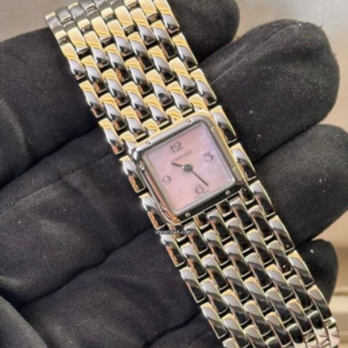 Swiss Quartz Ladies Watch Mop Dial Panthere