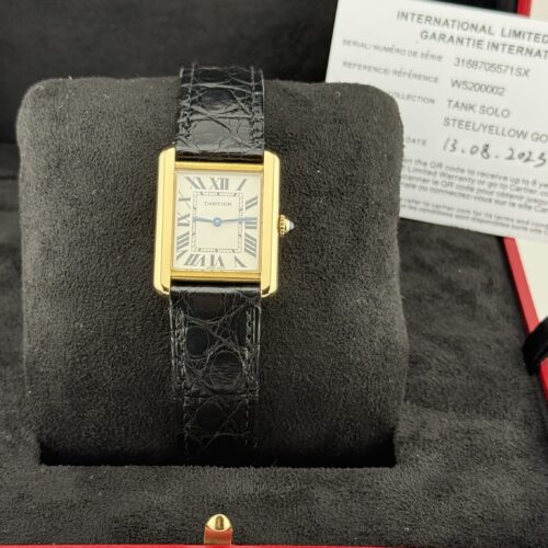 Cartier Tank solo oro W5200002