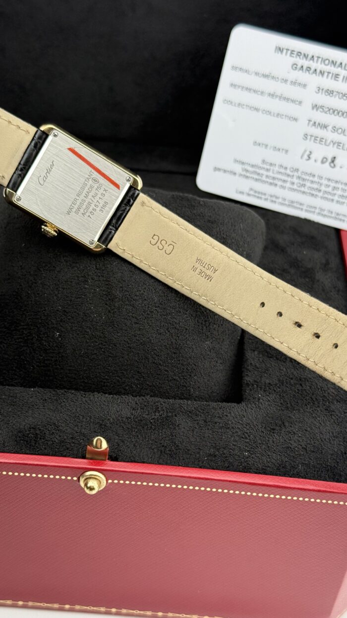 Cartier Tank solo oro W5200002 - immagine 5