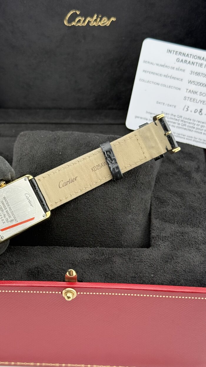 Cartier Tank solo oro W5200002 - immagine 6