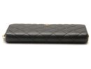 CHANEL Matelasse Long zip Wallet