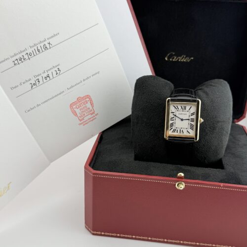 Cartier Tank Solo oro ref.2742