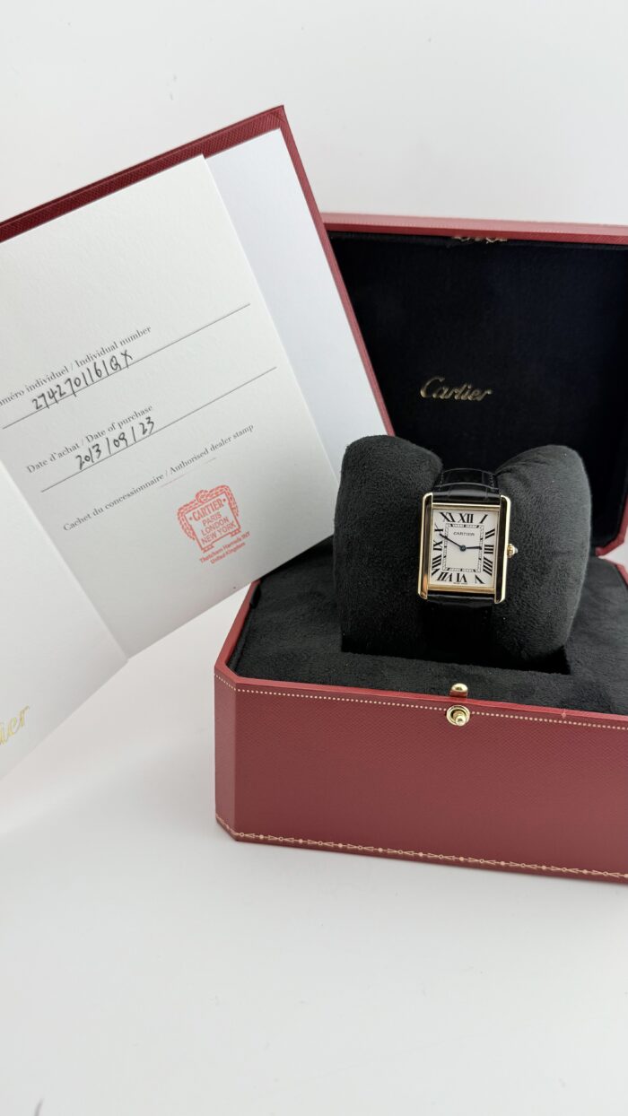 Cartier Tank Solo oro ref.2742