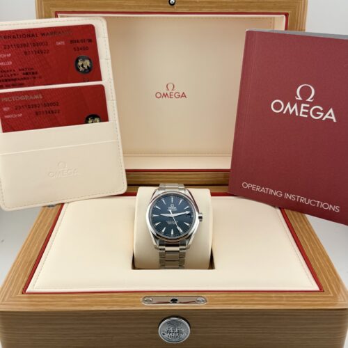 Omega Seamaster Aqua terra blu