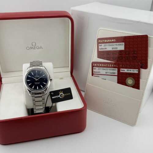 Omega Seamaster Aqua Terra blu