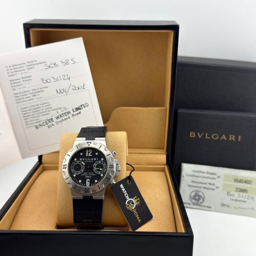 Bulgari Diagono Scuba Chrono SCB 38 S